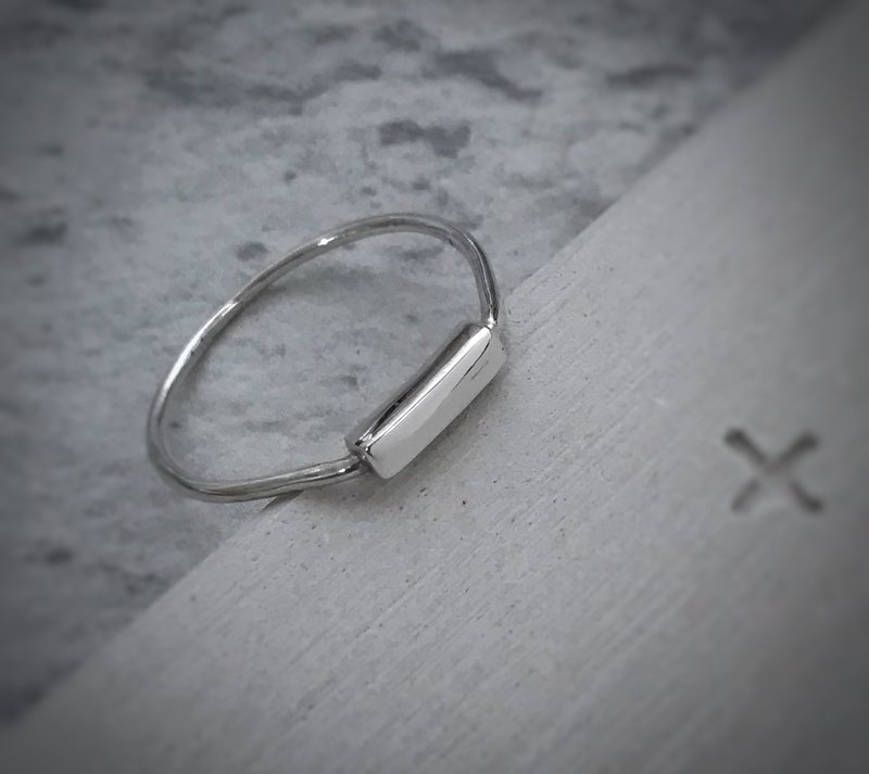 INSIDE ME 201308 纯银手工戒指 - 戒指 - 纯银 银色