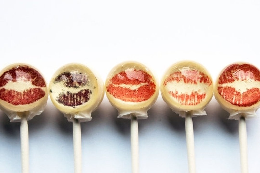 Vintage Confections lipstick kiss Lollipop 唇印棒棒糖 - 零食/点心 - 新鲜食材 多色