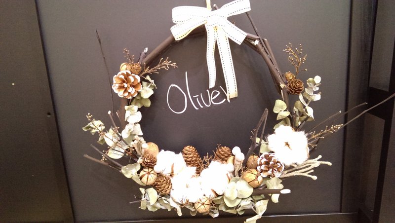 干燥花圈系列【银色圣诞】 - 植栽/盆栽 - 植物．花 灰色