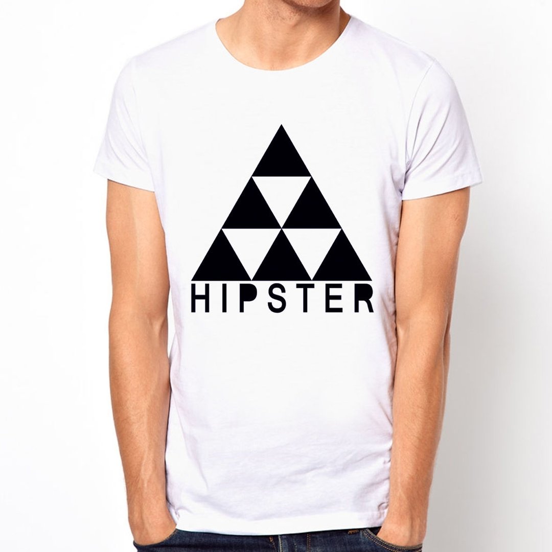 Triangle Hipster 短袖T恤-2色 三角形 几何 平价 时尚 设计 文青 - 男装上衣/T 恤 - 其他材质 多色