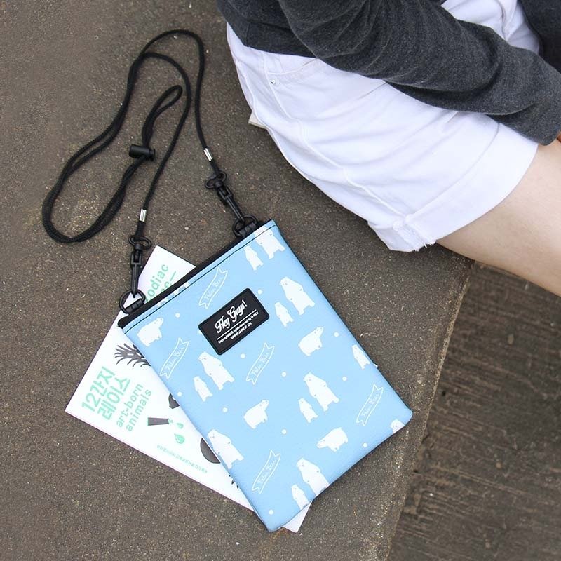 U-PICK原品生活 原创设计新款PU印花斜挎小包 便捷出行包收纳包 - 侧背包/斜挎包 - 其他材质 