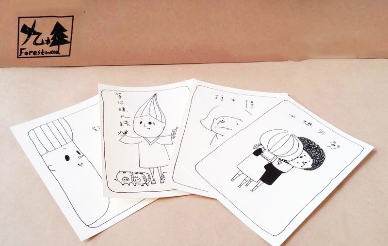 毕业季明信片 - 卡片/明信片 - 纸 白色