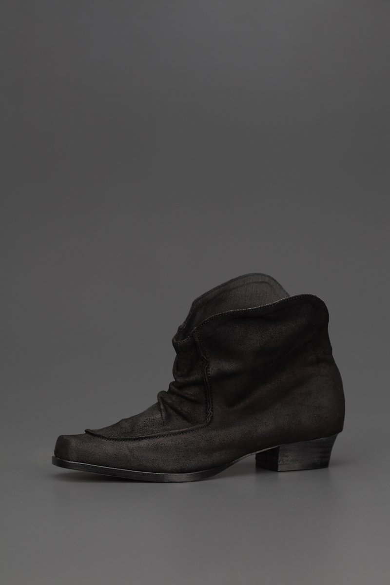 火山　Volcano - 女款休闲鞋 - 真皮 黑色