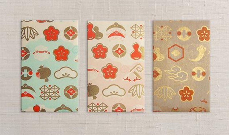 Pochi bag treasure exhaustion 3 color set - 其他 - 纸 金色