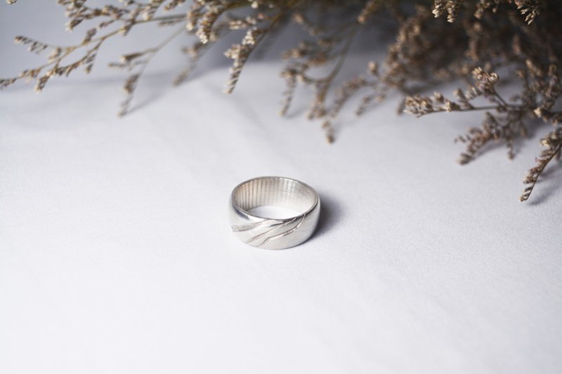 Promise系列 -千寻 -男性-纯银手工戒指 - 戒指 - 其他金属 白色