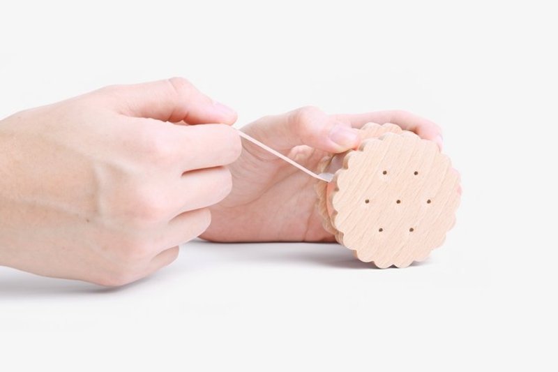 榉木饼干mt纸胶台 - 纸胶带 - 木头 金色