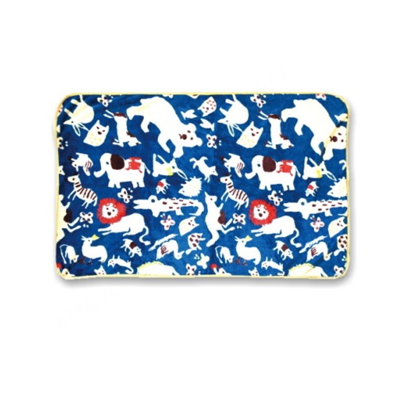 女孩寓所 ::日本CDF etendue 毛毯 -动物 - 被子/毛毯 - 棉．麻 蓝色