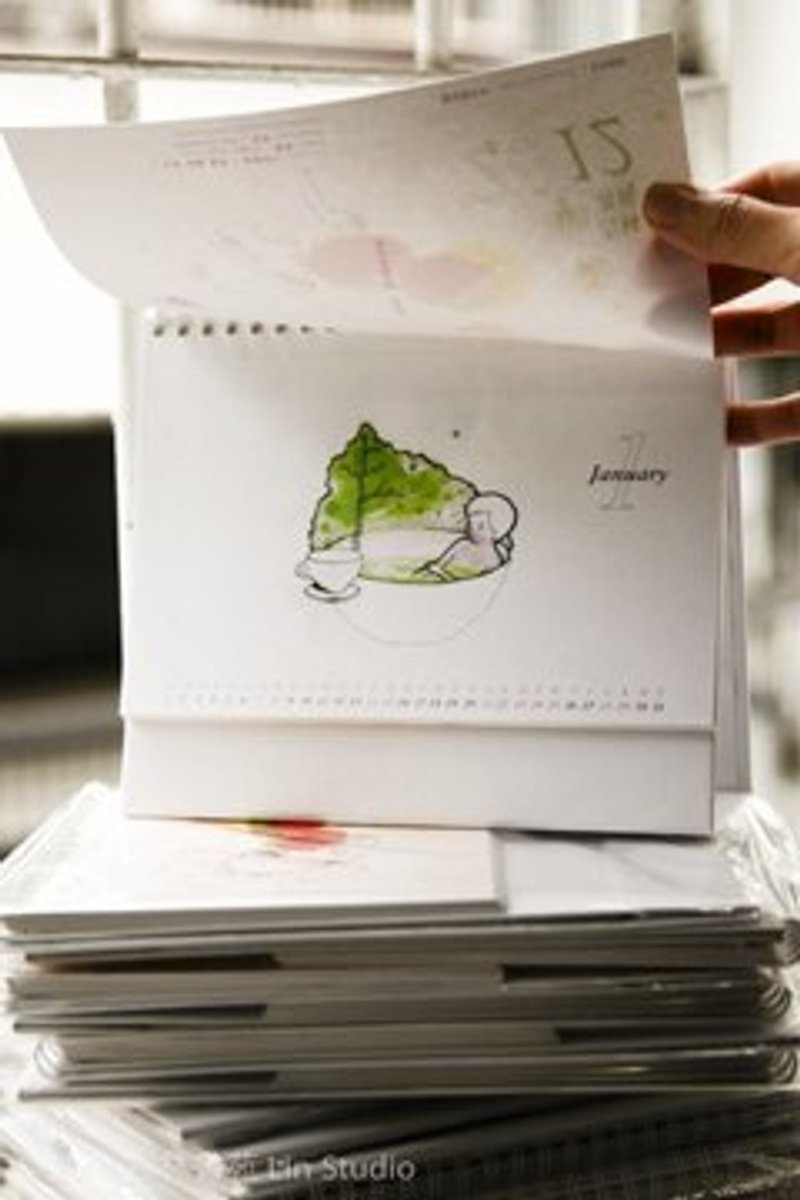 2012年插画明信片桌历 - 笔记本/手帐 - 纸 