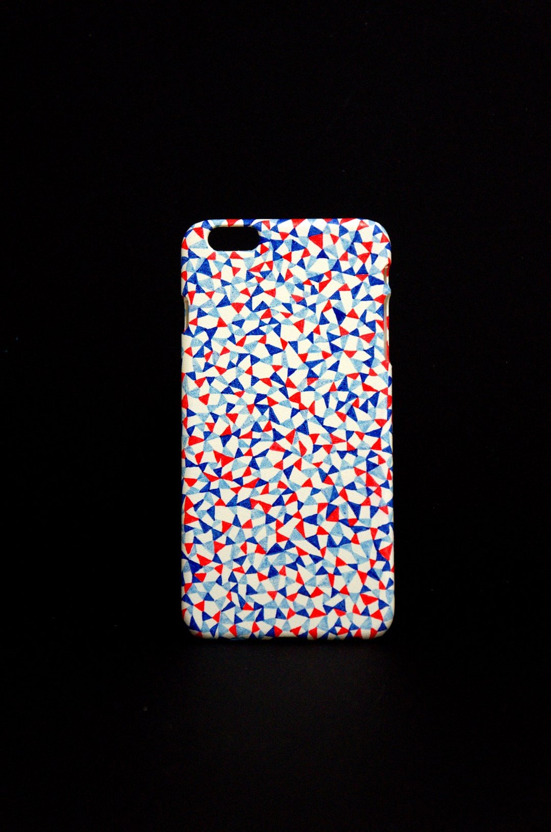 【三角摇滚】iPhone 6 Plus  纯手绘保护壳 - 手机壳/手机套 - 塑料 蓝色