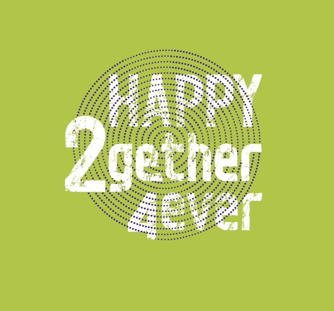 | Happy togerher | - 女装 T 恤 - 棉．麻 绿色
