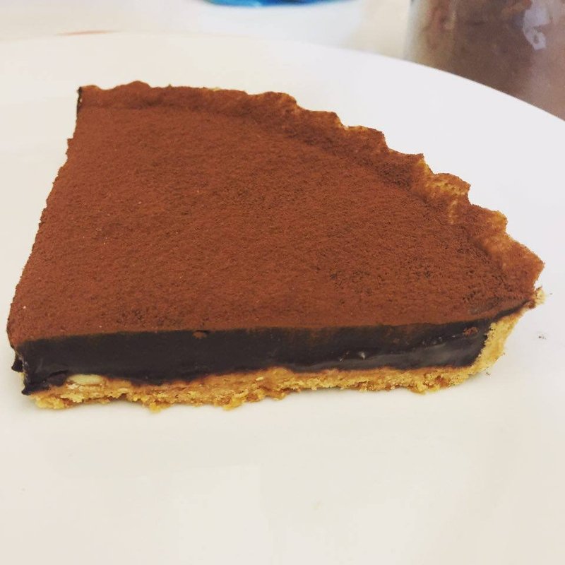 生巧克力塔 里面藏了花生酱噢 - 巧克力 - 新鲜食材 咖啡色