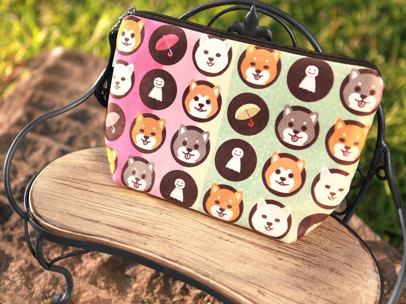 【柴犬版-万用随身包（大）】◆化妆包 x 相机包 x 宠物外出包◆新年礼物 - 其他 - 其他材质 绿色