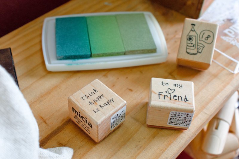 夏夜 呼干啦 致好友盖印组 - 印章/印台 - 木头 