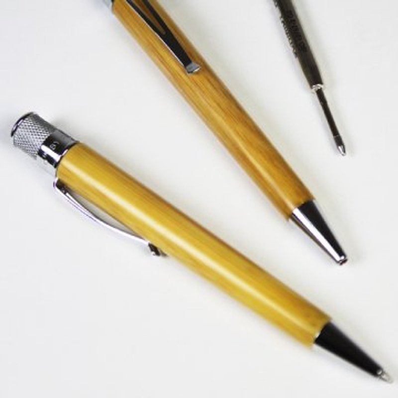 Geway｜竹原子笔_升迁_高升_毕业_情人_送礼 - 钢珠笔 - 竹 卡其色