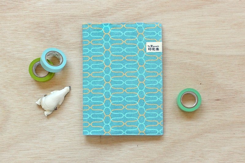 布笔记-铁花窗2号/河流蓝 - 笔记本/手帐 - 其他材质 蓝色