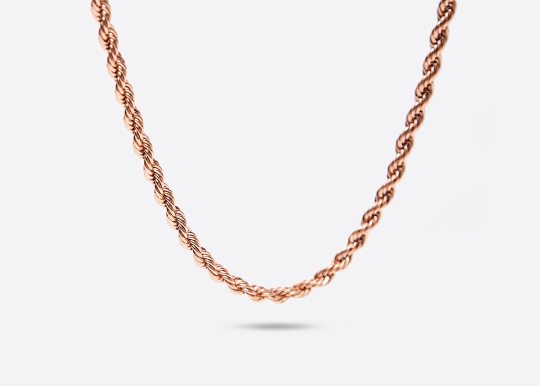 GOOTS / 7MM Twisted-Chain Necklace 7MM麻花链条项链 - 项链 - 其他金属 