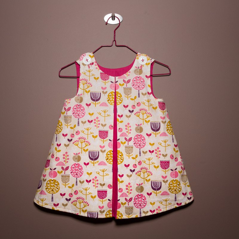 祕密花园II - 背心裙 ///4岁·只有一件/// - 其他 - 棉．麻 粉红色