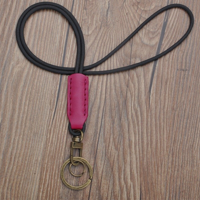 新品上架 手工 植鞣牛皮 手机挂绳，相机，卡，钥匙，等等  牛皮挂绳 礼物 - 皮件 - 真皮 