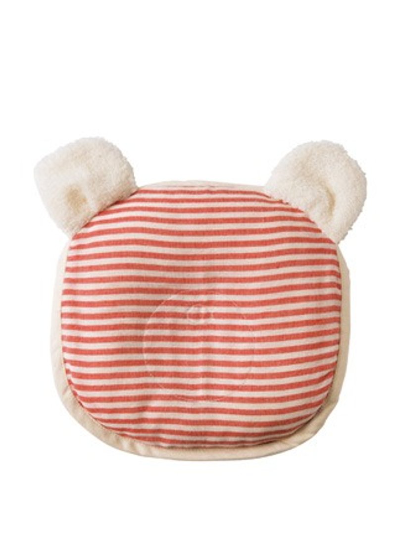 地球树fair trade&eco-“有机棉系列”- 有机棉宝宝妈咪喂乳枕 / baby 小熊枕头(只剩红色) - 围嘴/口水巾 - 棉．麻 