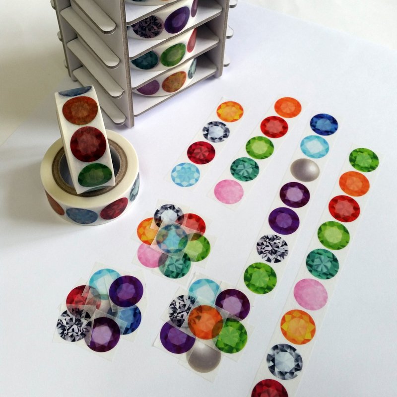 纸胶带 Gems - 纸胶带 - 纸 多色