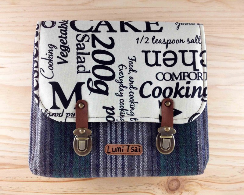 单眼相机后背两用包---英文单字 - 相机包/相机袋 - 棉．麻 白色