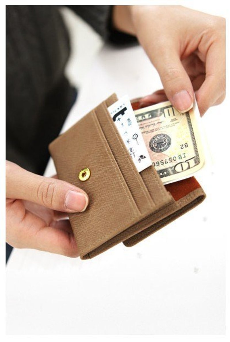 Antenna Shop 桌边小物名片夹-自然棕色 - 文件夹/资料夹 - 真皮 咖啡色