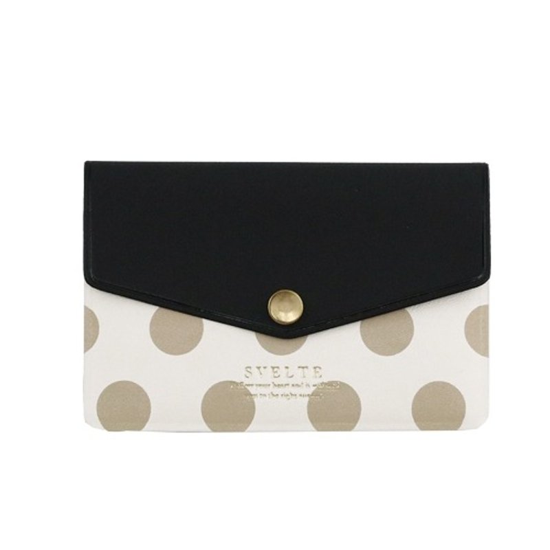 日本【LABCLIP】Svelte系列 Card case 卡片收纳夹 / 金色 - 文件夹/资料夹 - 塑料 金色