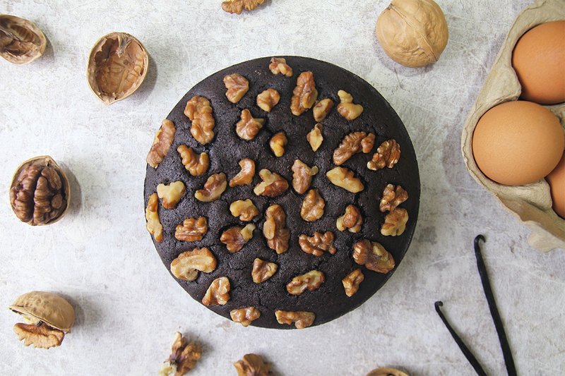 经典布朗尼 | 法芙娜可可粉与产区限定发酵奶油冲撞出迷人可可香 - 蛋糕/甜点 - 新鲜食材 咖啡色