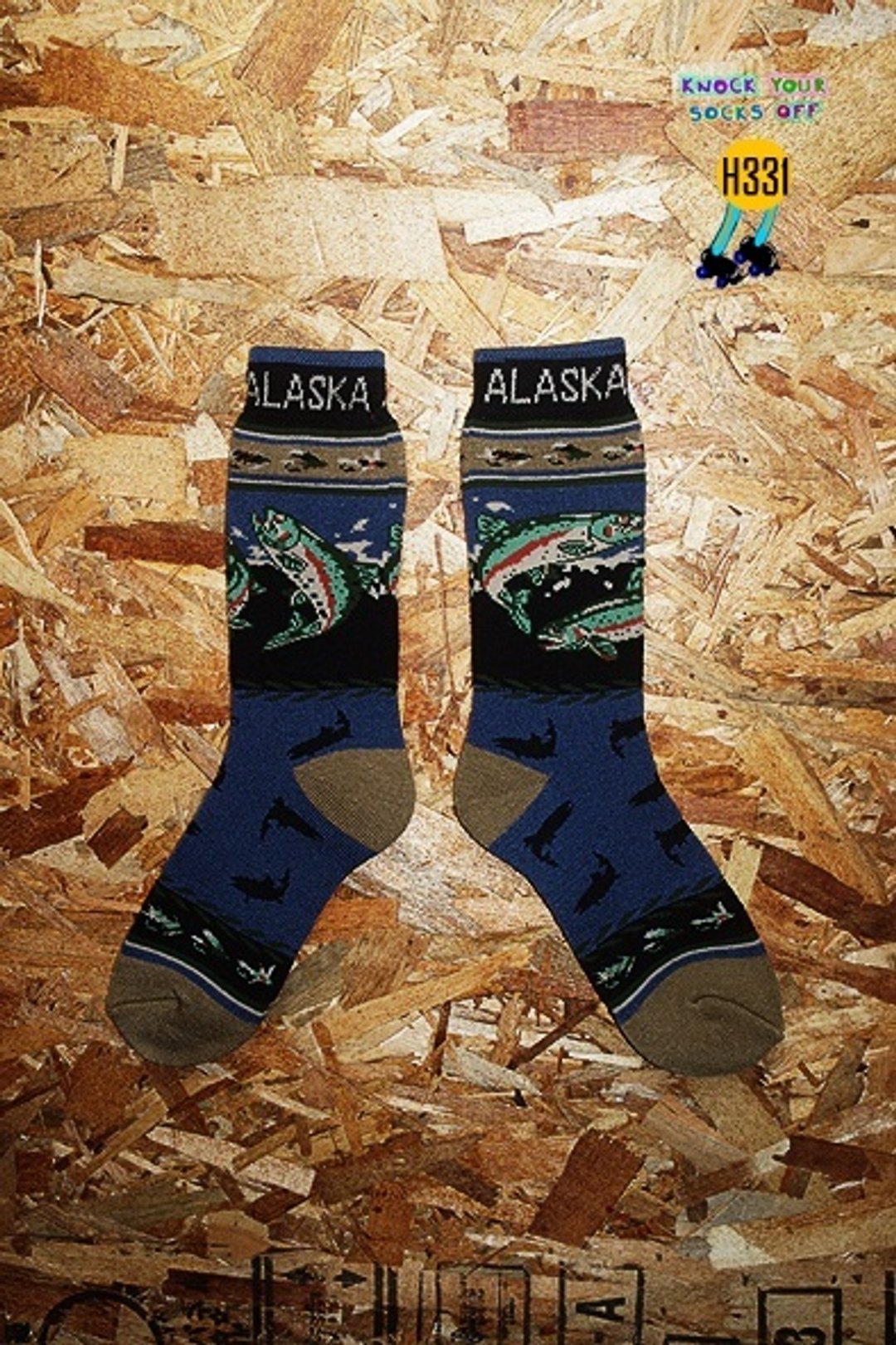 鲑鱼毛巾暖暖袜!!夏漪眺=knock your socks off !! - 袜子 - 其他材质 蓝色