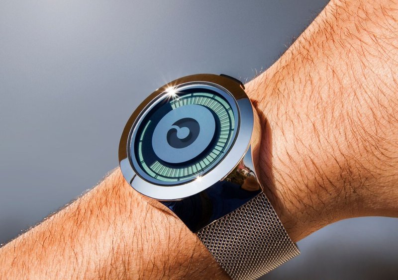 <电子夜光显示>宇宙土星系列腕表 SATURN (镜面银/Silver ) - 女表 - 其他金属 灰色