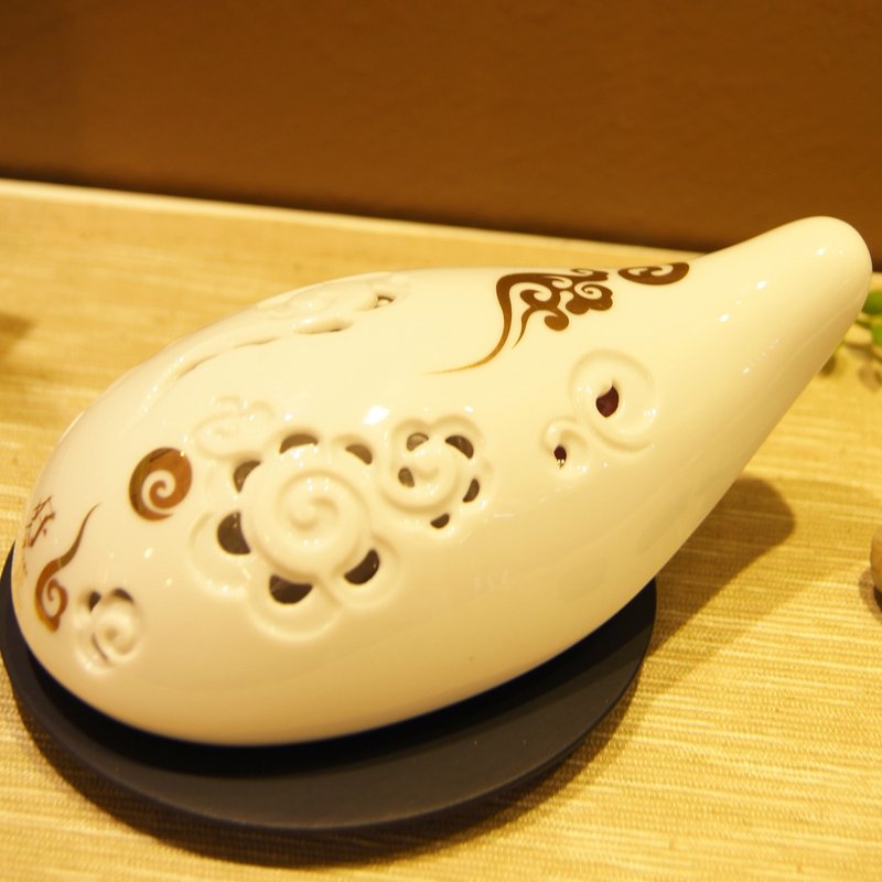 好合苑 长寿龟锥香 盈怀瓶 - 摆饰 - 其他材质 白色