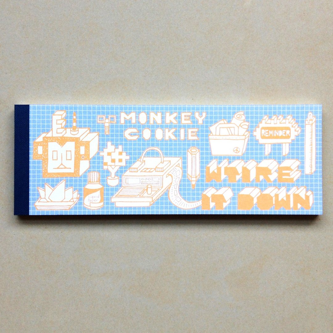 便条纸 随手记| 内格纹撕页 | MonkeyCookie - 便条纸/标签贴 - 纸 白色