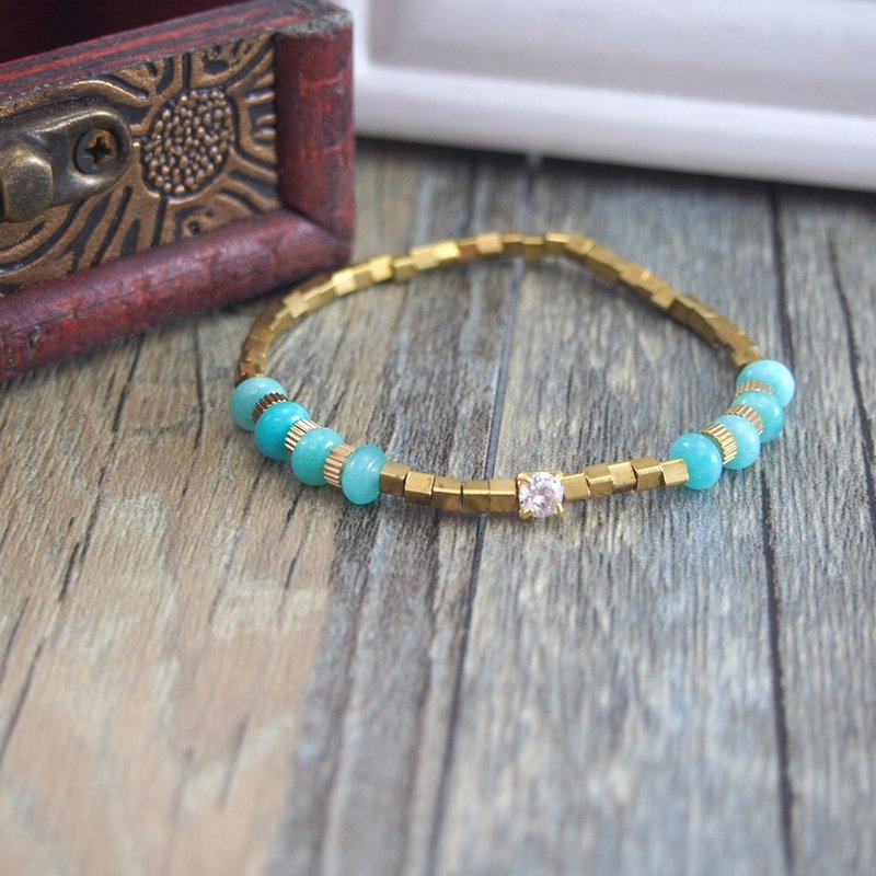 飞碟天河星 - 手链/手环 - 宝石 蓝色