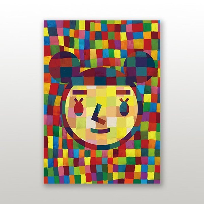 【BestFriend】Graphic Postcard 图像名信片 / Klee GirlFriend - 卡片/明信片 - 纸 多色