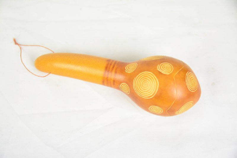 葫芦手摇铃＿公平贸易 - 玩具/玩偶 - 植物．花 金色