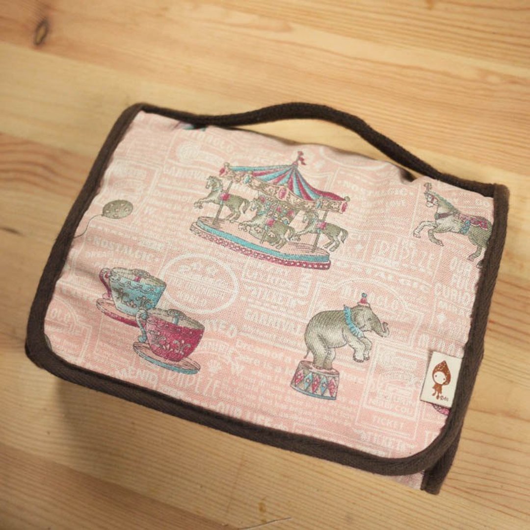 宝贝旅行妈妈包(粉红马戏团)mommy bag - 妈妈包 - 其他材质 粉红色