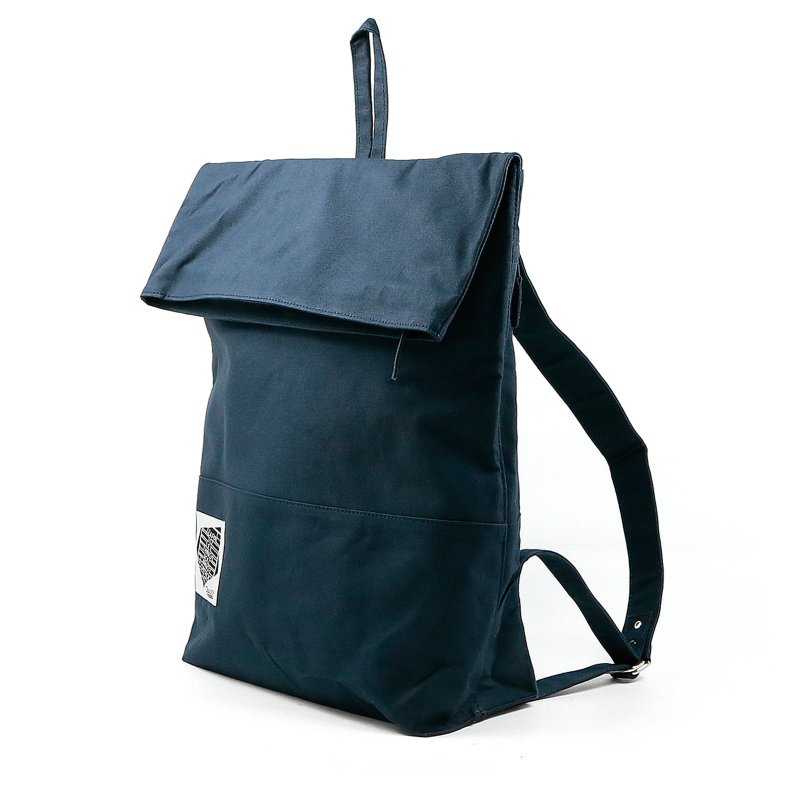 夹子防泼水大背包 / Folder Daypack 肩背手提两用后背包 - 后背包/双肩包 - 其他材质 蓝色