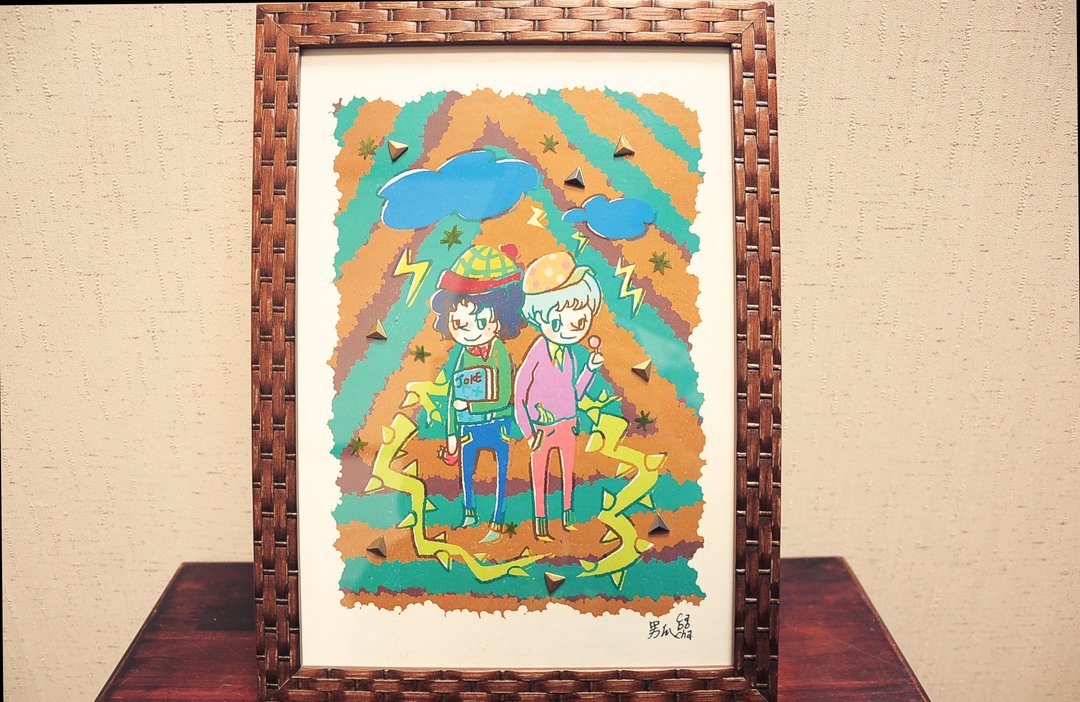 双簧派 - 海报/装饰画/版画 - 纸 卡其色