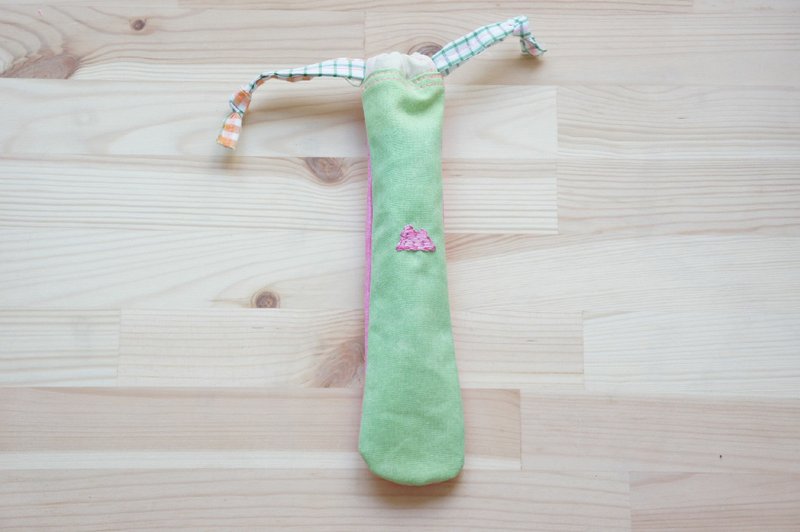 绣绣餐具袋/筷袋-奶油山 - 筷子/筷架 - 其他材质 