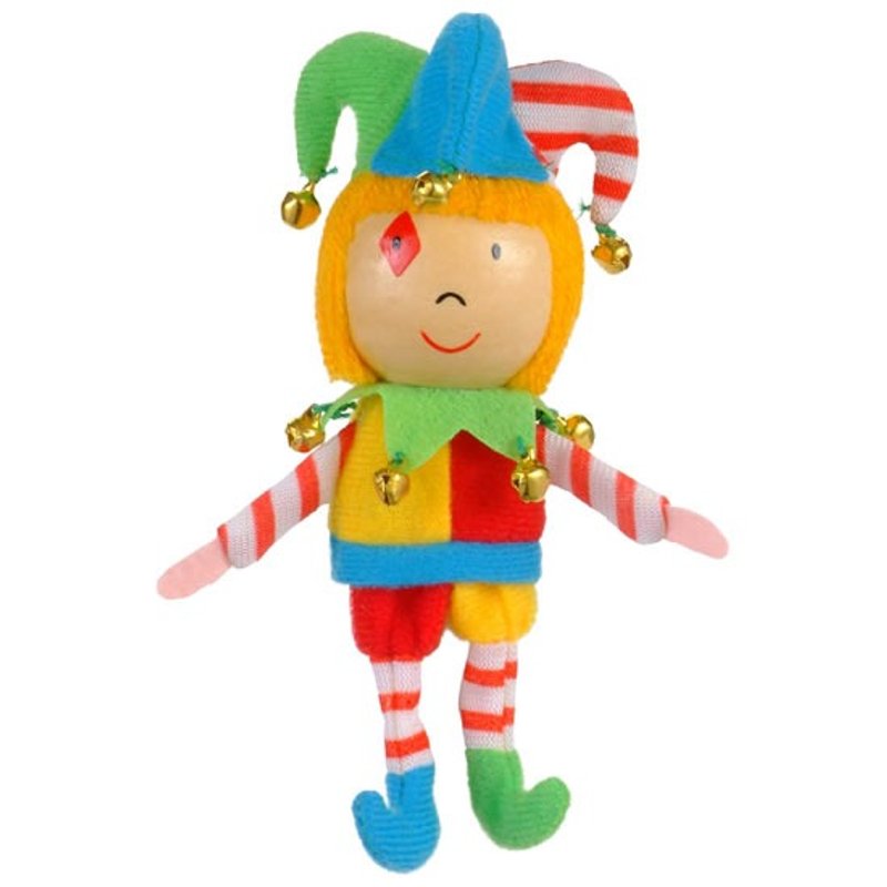 【英国Fiesta动动手+玩创意】开心小丑 创意手指玩偶 - 玩具/玩偶 - 木头 绿色