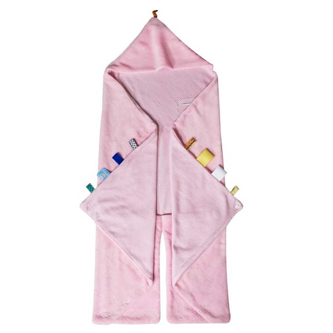 ‘荷兰Snoozebaby’宝贝外出型便利包巾-宝贝红 - 其他 - 棉 粉红色