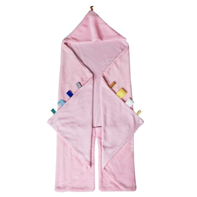 ‘荷兰Snoozebaby’宝贝外出型便利包巾-宝贝红 - 其他 - 棉．麻 粉红色