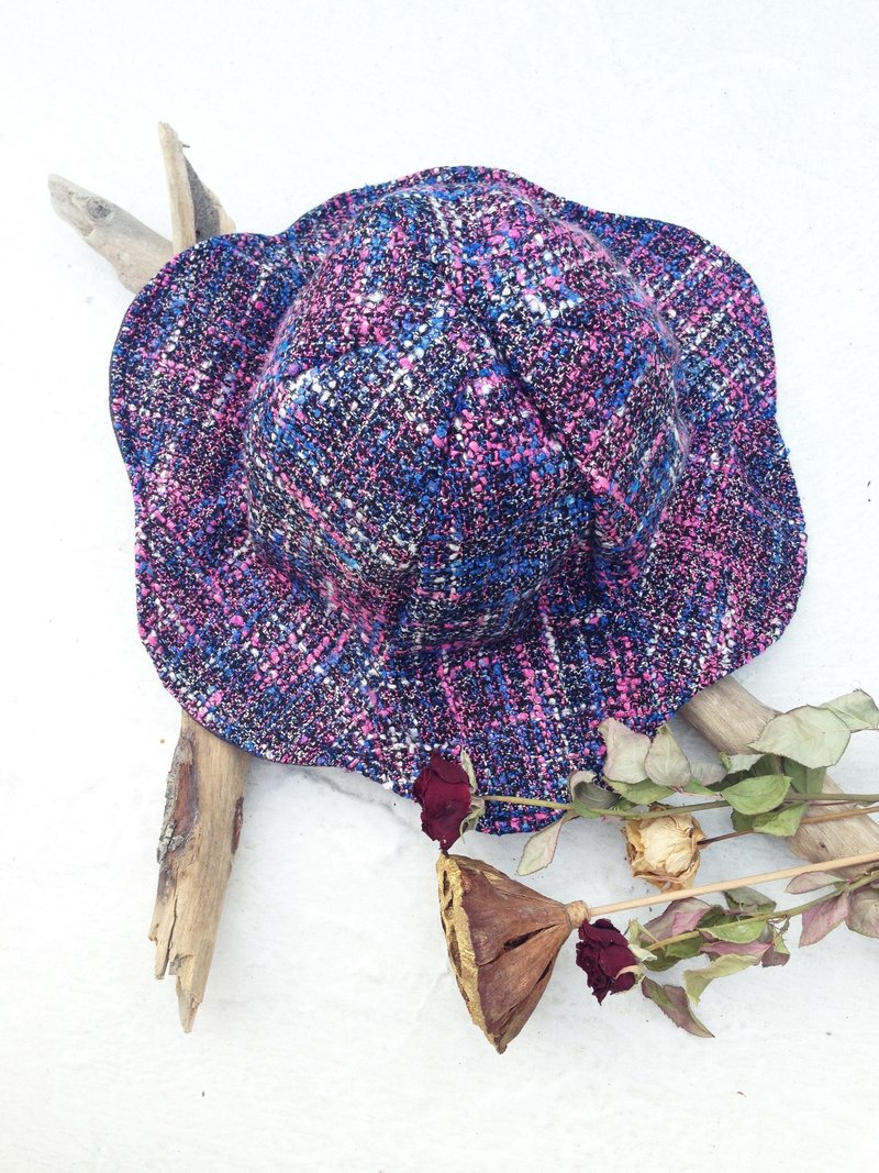 【Qucky】紫呢裳／伞状花朵帽 - 帽子 - 其他材质 紫色