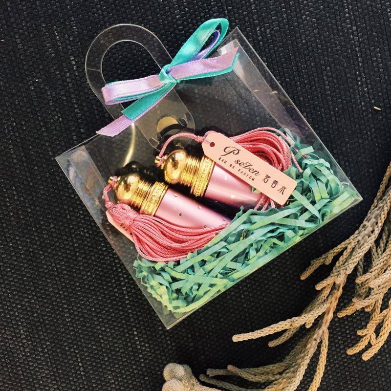 P. Seven茗香水[ 古典随身瓶 ] - 限量双瓶提袋组 ( 粉 / 紫 / 橘 ) - 其他 - 玻璃 粉红色