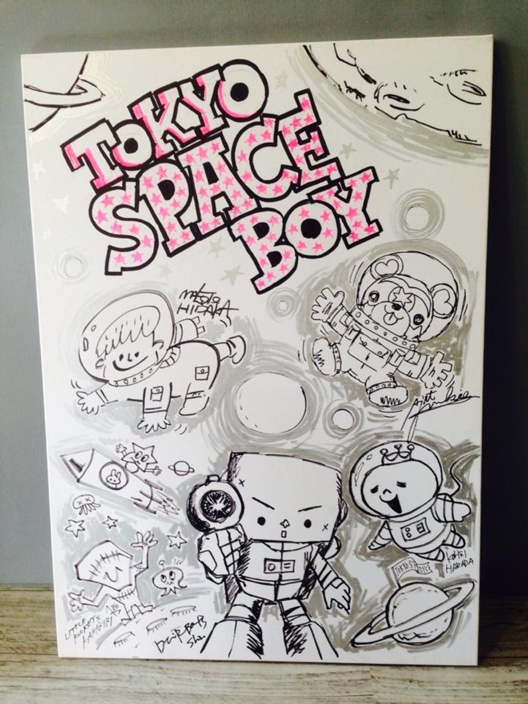 TTF Live painting "TOKYO SPACE BOYS" - 海报/装饰画/版画 - 纸 多色