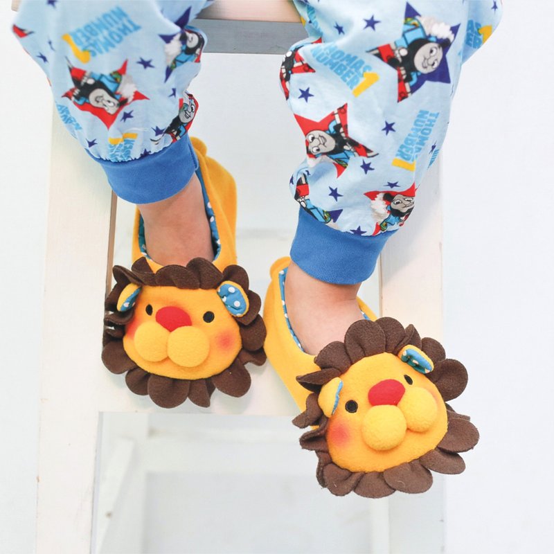 《Balloon》小童居家鞋-花瓣狮 - 童装鞋 - 其他材质 黄色