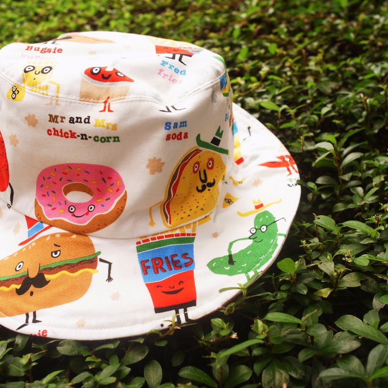 A MERRY HEART♥食物总动员渔夫帽 - 帽子 - 其他材质 多色