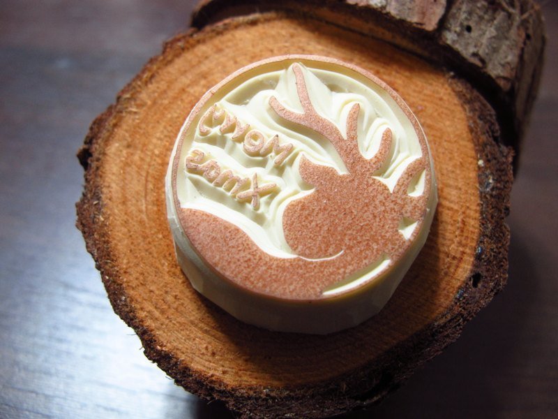 【接单订制】圣诞麋鹿图章（B款） - 其他 - 其他材质 咖啡色