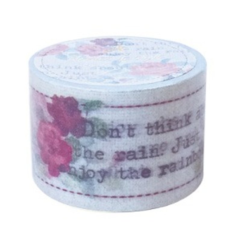 Aimez le style纸胶带-打字玫瑰(A01467) - 纸胶带 - 纸 多色