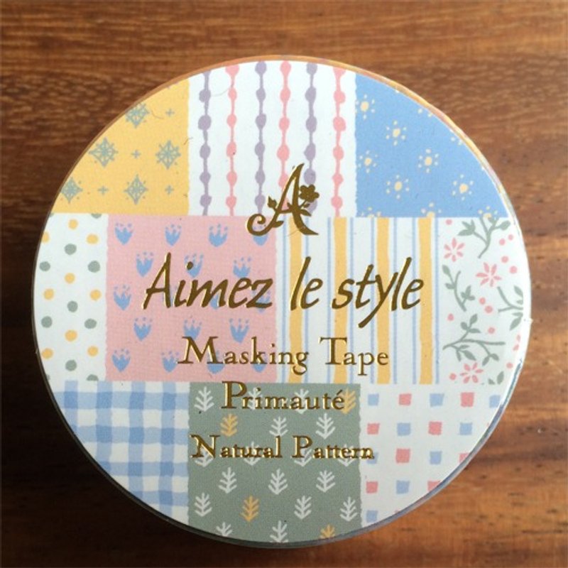 Aimez le style纸胶带-自然图案 (A04581) - 纸胶带 - 纸 多色